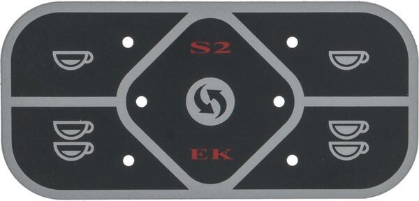 Tastaturfolie 5 Tasten | Spaziale Ersatzteile