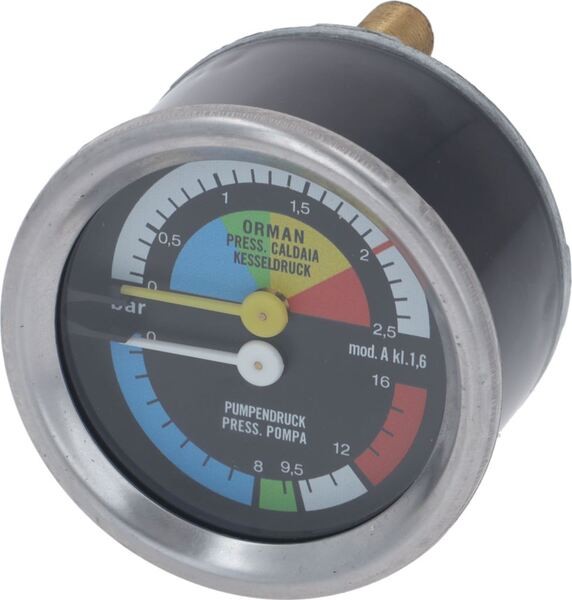 Druckmesser Doppelskala Edelstahl CW510L | Wega Ersatzteile