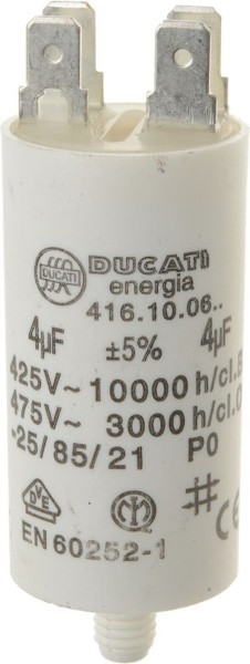 Kondensator DUCATI ENERGIA 4µF- 450V | Visacrem Ersatzteile