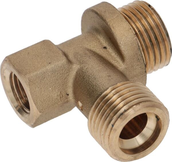 T-Anschluss Kessel ø 1/2"M-1/2"M-1/4"F | Izzo Ersatzteile