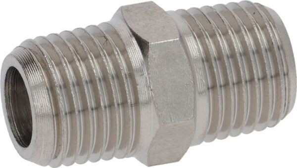Geradeanschluss Ø 1/4"M-1/4"M Vernickelt | Izzo Ersatzteile