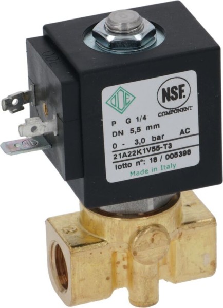 Magnetventil mit Spule ODE 2-WEG ø 1/4" 24VAC 8W | Spaziale Ersatzteile