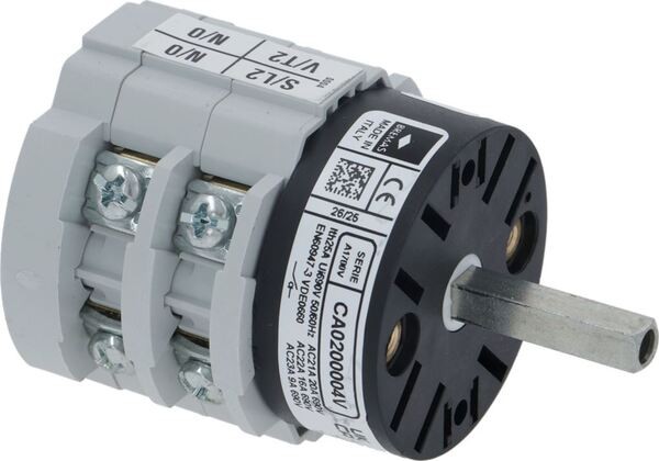 Umschalter 0-1 Stellungen 20A 600V | Spaziale Ersatzteile