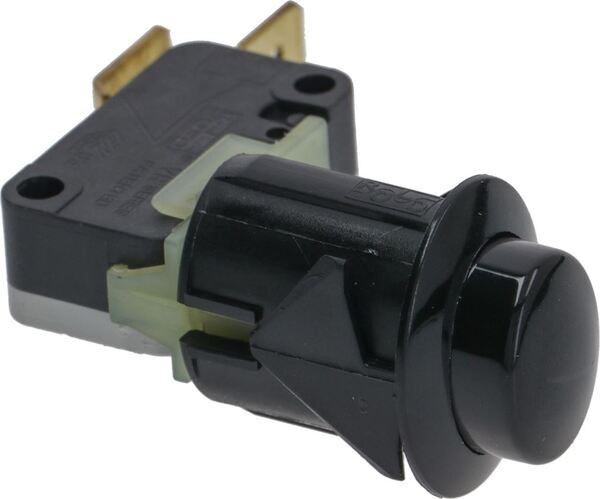 Druckknopf 2-Polig Schwarz 12A 250V | Spaziale Ersatzteile