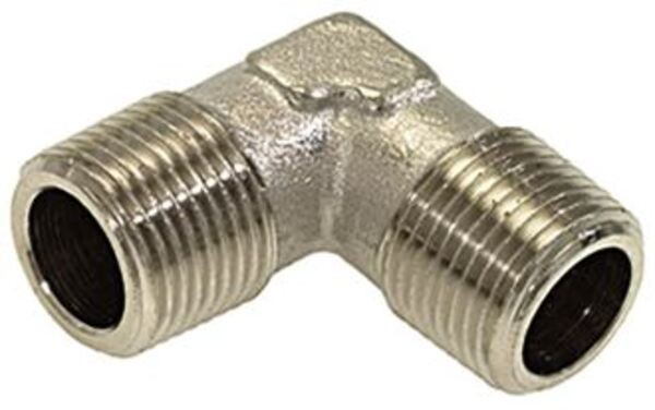 L-Anschluss AußenGewinde 3/8"-3/8" Vernickelt | Royal Ersatzteile