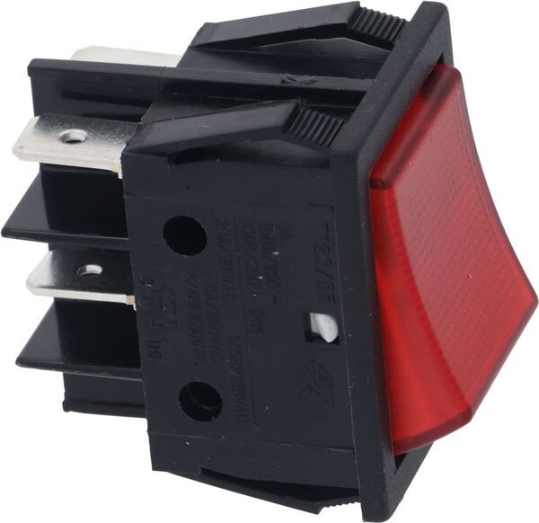 Lichtschalter 2-Polig Rot | Simonelli Ersatzteile