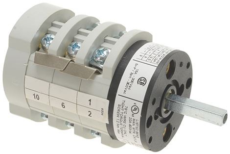 Drehschalter 0-2 Stellungen 25A 690V | Elektra Ersatzteile