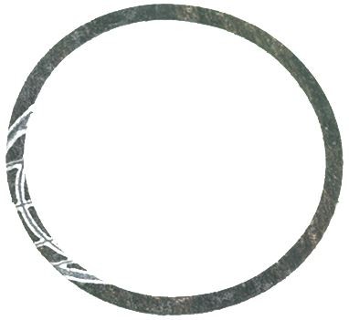 Flachdichtung 62x55x1 mm aus Carbo