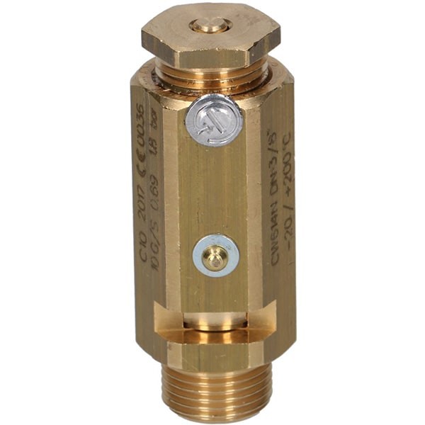 Ventil für Erhitzer 3/8"M-1,8bar CE/PED