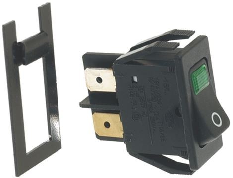 Schalter 2-POLIG Schwarz 16A 250V | Faema Ersatzteile