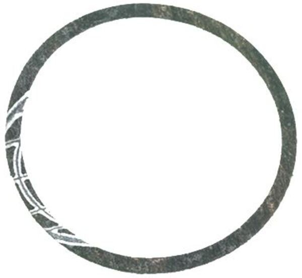 Flachdichtung aus Carbo 62x55x1 mm