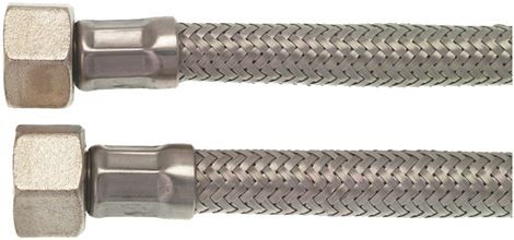 Metall Flex-Schlauch ø 3/8" Fp x Fp 1500 mm | Spaziale Ersatzteile