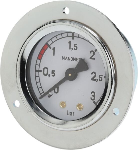 Manometer Für Erhitzer Ø 52 mm 0-3 Bar Anschluss 1/8"m | Fiorenzato Ersatzteile
