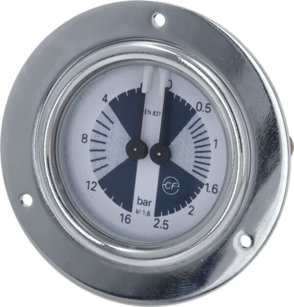 Manometer 63 mm Doppelskala EMBLEMA | Faema Ersatzteile
