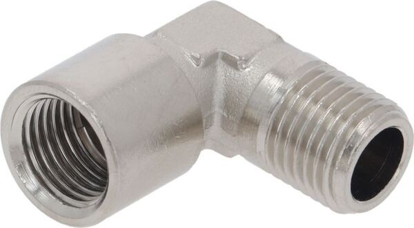 L-Anschluss 1/4"M-1/4"F Vernickelt