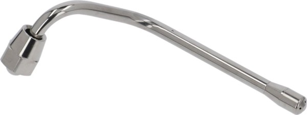 Dampfhahn Komplett Edelstahl Links 10mm