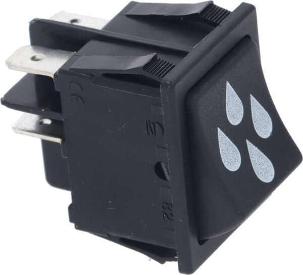 Wippenschalter Schwarz | Wega Ersatzteile