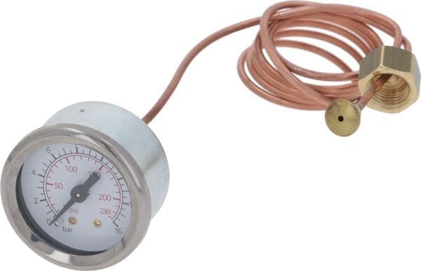  Manometer Pumpendruck 0-16 Bar - 1/8"M | CREM Ersatzteile