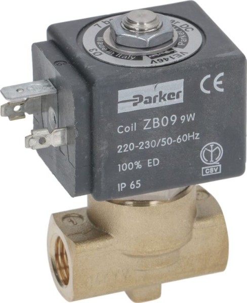 Magnetventil mit Spule PARKER 2-WEG 230V 50/60Hz | Spaziale Ersatzteile