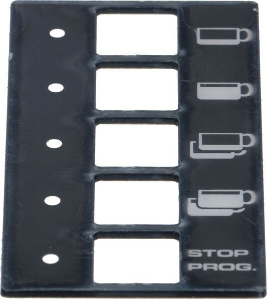 Aufkleber für das Bedienfeld | Wega Ersatzteile