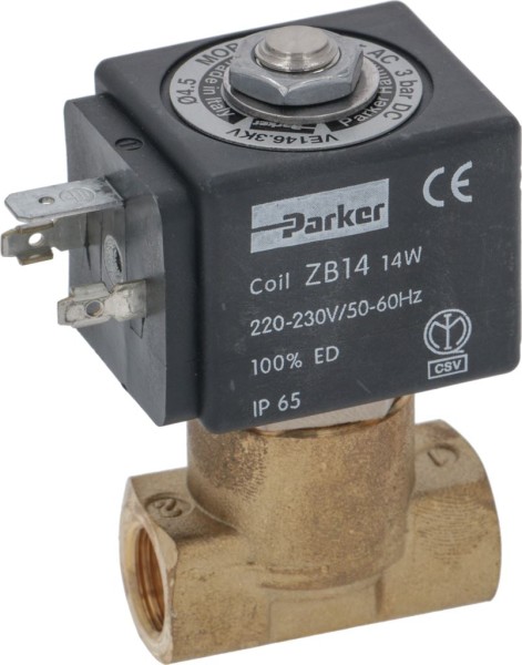 Magnetventil Parker 2 Weg 230V 50/60Hz