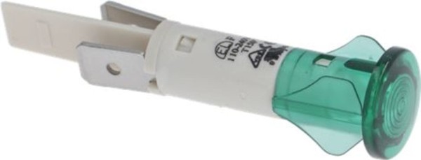 Signallampe Grün 110/240V 6,3X0,8 mm | LELIT Ersatzteile