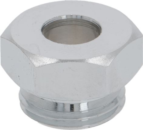 Anschluss Verchromt für Stopfbüchse - Loch Ø 10,7 mm | Brasilia Ersatzteile