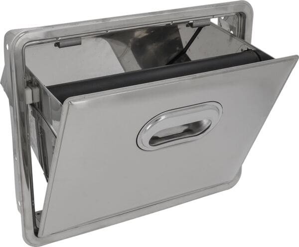 Kaffeesatzbehälter mit Bodenloch