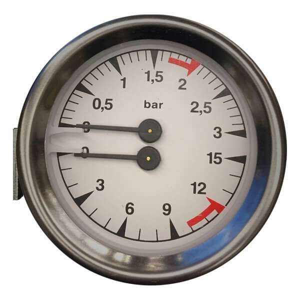 Bezzera Manometer für BZ10 & BZ07 mit Doppelanzeige Berlin