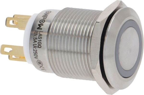 Anti-Vandalismus-Drucktaste weiß, 250 V / 5 A | Astoria Ersatzteile
