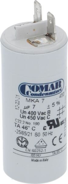 Motor-Kondensator 230V 7µF WEGA | Wega Ersatzteile