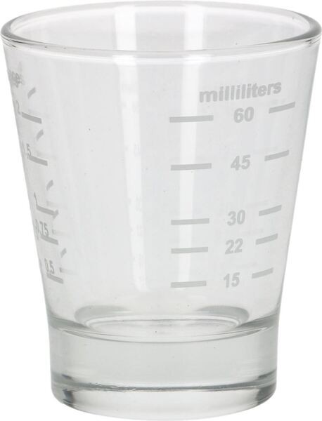 Glasbecher mit Siebdruck 15/60ml