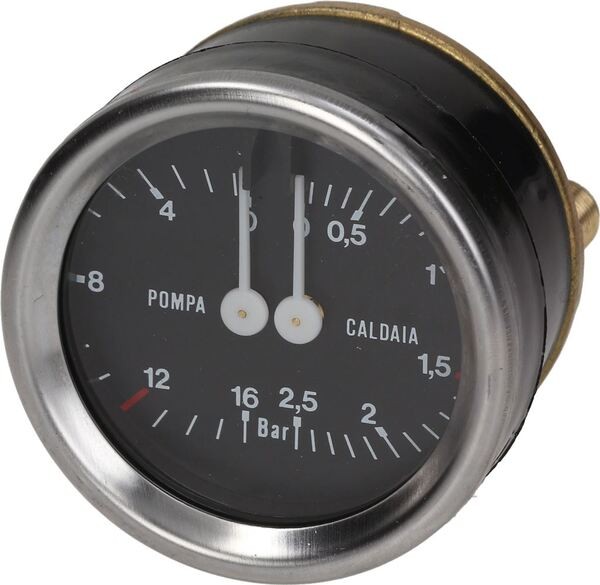 Manometer Doppelskala für Erhitzer-Pumpe Ø 60 mm | Futurmat Ariete Ersatzteile