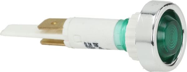 Signallampe Grün mit Chromring 250V | Royal Ersatzteile