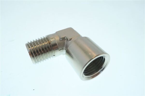 L-Anschluss Ø 1/4"M-1/4"F Vernickelt | Simonelli Ersatzteile