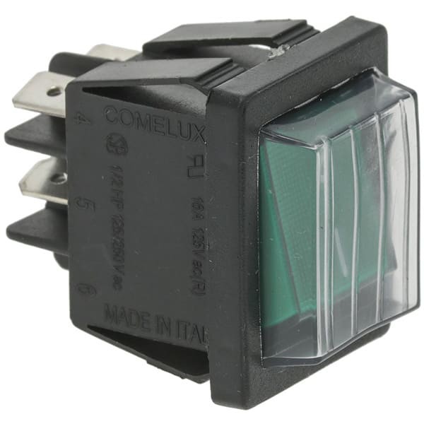 Schalter 2 - Polig Grün 16A 250V