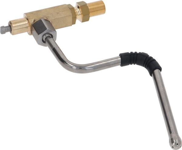 Dampfdüse mit Dampfhahn