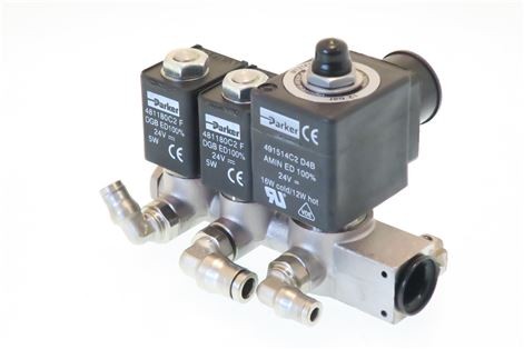 Magnetventilblock-Baugruppe BARCODE | Faema Ersatzteile