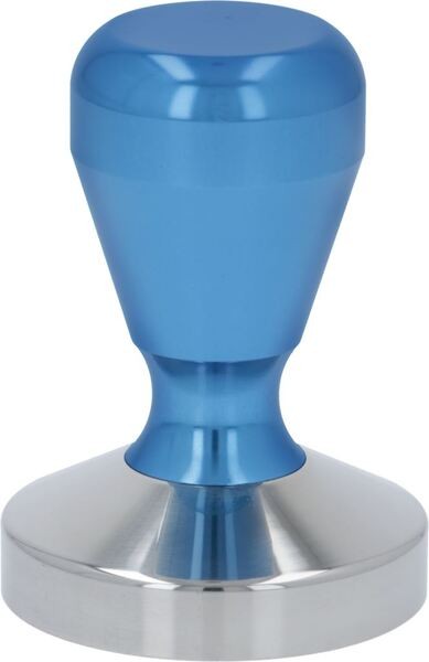 Tamper Aluminium und Edelstahl 58,4mm Blau