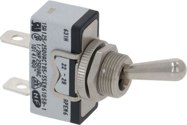 Kippschalter / Hebelschalter 1-Polig 15A 250V | LELIT Ersatzteile