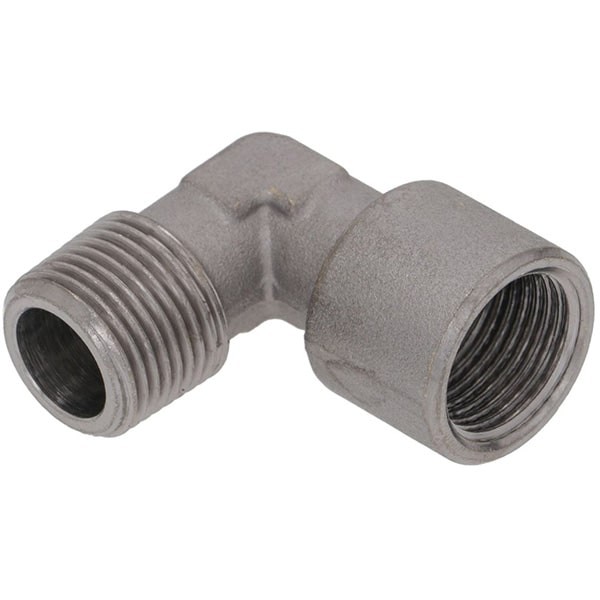 L - Anschluss 3/8"M-3/8"F VERNICKELT