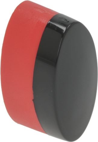 Drucktaste 21x11mm Orange/Schwarz