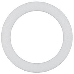 Flachdichtung aus PTFE 16x22,5x2 mm