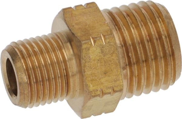 Anschluss Gerade ø 1/8"M x 1/4"M GAS Gesamtlänge 23,5 mm | Astoria Ersatzteile
