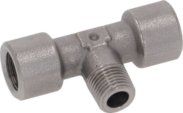 T-Anschluss 1/8" Innen-Außen / Innengewinde / vernickelt | LELIT Ersatzteile