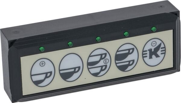 Tastaturfolie 5 Tasten Schwarz | Elektra Ersatzteile