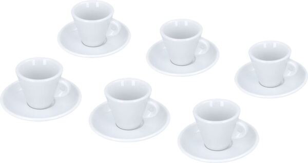 6 Cappuccino - Tassen Set Trieste 66ml
