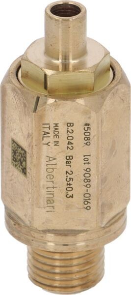 Ventil für Kessel 1/4"M 2,5bar