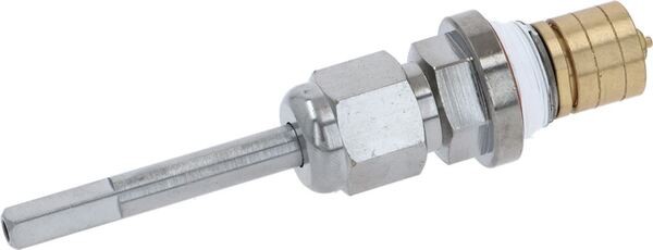 Komplette verchromte Hahnwelle | Wega Ersatzteile