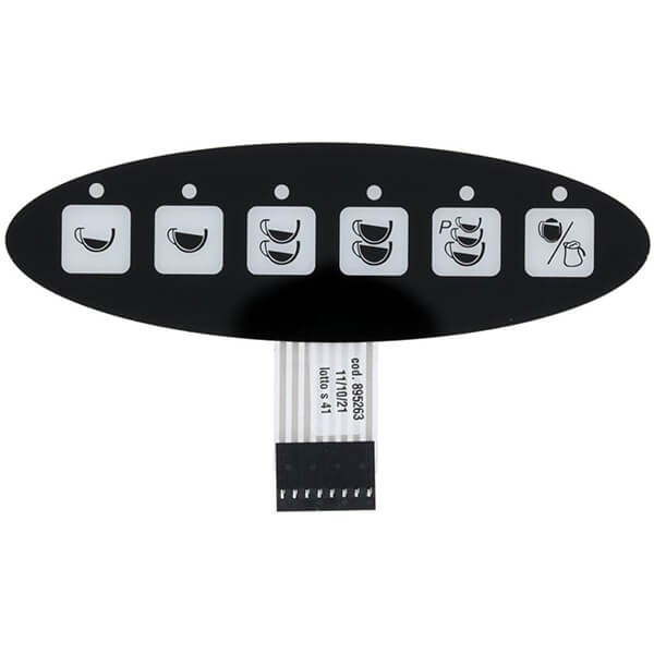 Tastaturfolie 6 Tasten